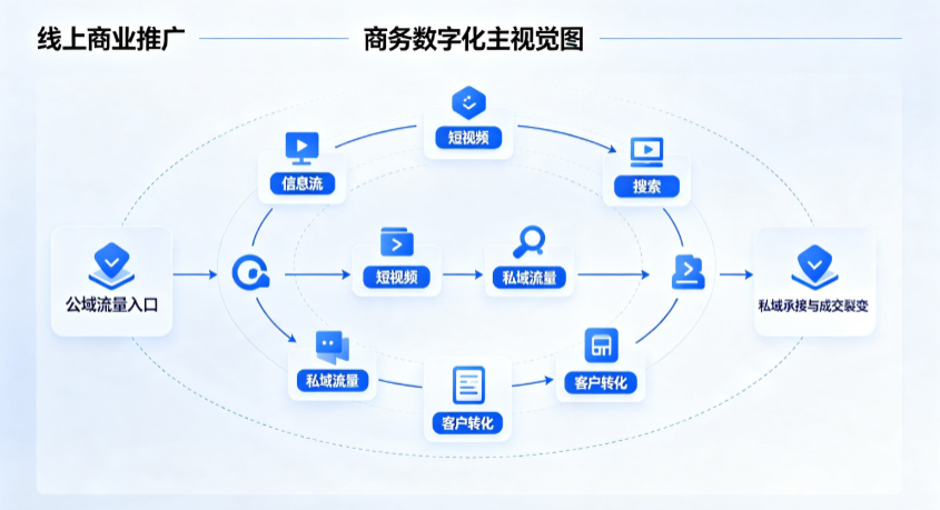 浈江区线上商业推广怎么做？全域流量闭环搭建与低成本转化实战指南